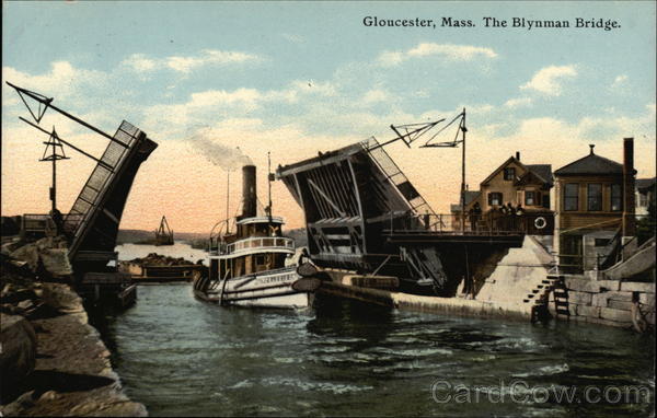The Blynman Bridge Gloucester Massachusetts