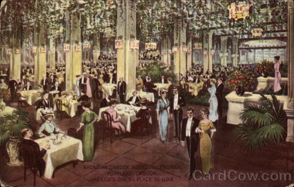Arcadian Garden, Hotel Multnomah Portland Oregon