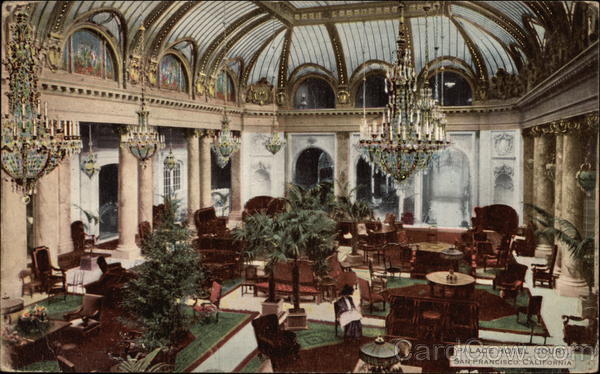 Palace Hotel Court San Francisco California