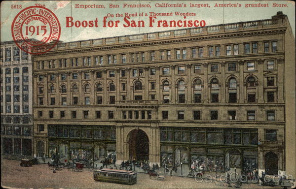 Emporium San Francisco California 1915 Panama-Pacific Exposition
