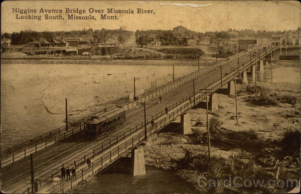 Higgins Avenue Bridge Over Missoula River Montana