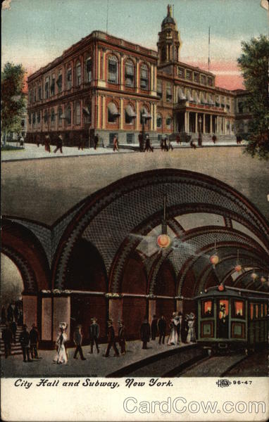 City Hall and Subway New York City