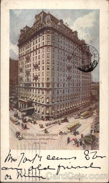 Hotel Manhattan New York City