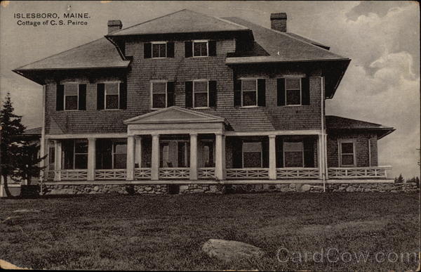 Cottage of C.S.. Peirce Islesboro Maine