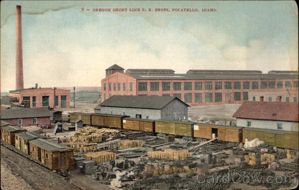 Oregon Short Line R.R. Shops Pocatello Idaho