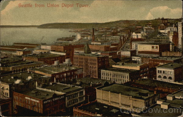 View from Union Depot Tower Seattle Washington