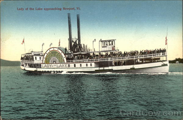 Lady of the Lake Approaching Newport Vermont