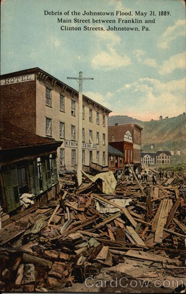 Johnstown Flood Debris Pennsylvania