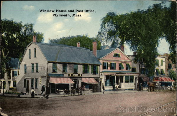 Winslow House and Post Office Plymouth Massachusetts