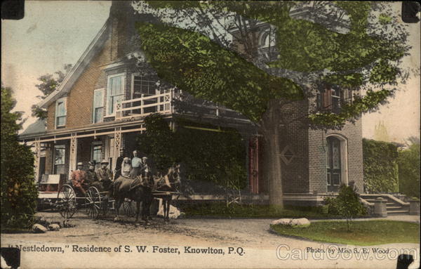 Nestledown, Residence of S.W. Foster Knowlton PQ Canada