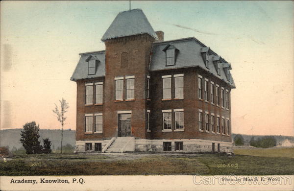 Academy Knowlton PQ Canada Quebec