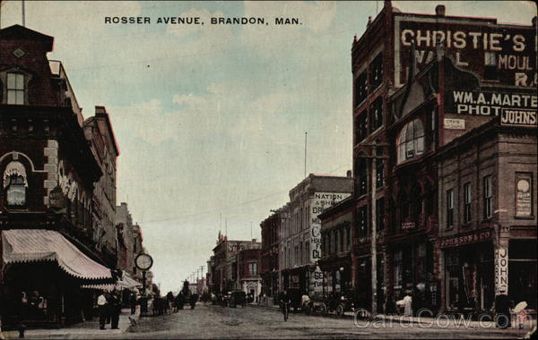 Rosser Avenue Brandon MB Canada Manitoba