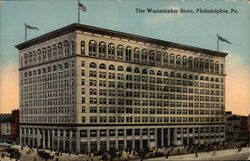 View of the Wanamaker Store Postcard