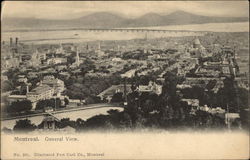 General View of City Montreal, QC Canada Quebec Postcard Postcard