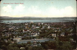 Montreal from Mount Royal Postcard