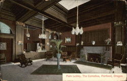 Main Lobby, The Cornelius Portland, OR Postcard Postcard