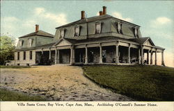 Villa Santa Croce, Bay View, Archbishop O'Connell's Summer House, Cape Ann Gloucester, MA Postcard Postcard