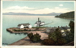 Steamer Landing Port Kent, NY Postcard Postcard
