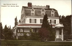 New Summer Home of President Taft Beverly, MA Postcard Postcard