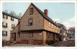 John Ward House, Built in 1684 Postcard