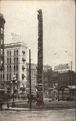 Totem Pole - Pioneer Place Seattle, WA Postcard Postcard