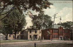 Federal Hill School Bristol, CT Postcard Postcard