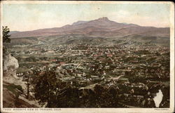 Birdseye view of Trinidad Colorado Postcard Postcard