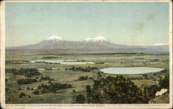Spanish Peaks as Seen Between La Junta and Hoehnes Postcard