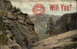 Yosemite From Yosemite Falls Yosemite National Park, CA Postcard Postcard