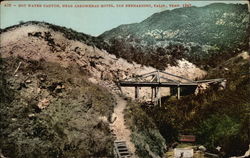 Hot Water Canyon Near Arrowhead Hotel Postcard