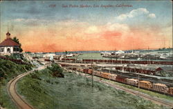 San Pedro Harbor Postcard
