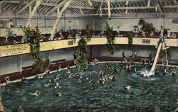 The Plunge In Bath House Postcard