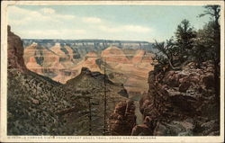 Grand Canyon vista Arizona Postcard Postcard