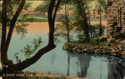 A Quiet Nook, Lake Hopatcong New Jersey Postcard Postcard