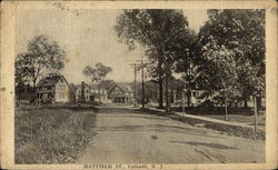 Hatfield Street View Caldwell, NJ Postcard Postcard