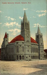 Peddie Memorial Church Newark, NJ Postcard Postcard