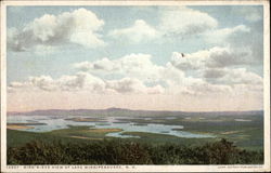 Bird's-Eye View of Lake Winnipesaukee New Hampshire Postcard Postcard