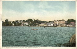 Wolfeborough from the Lake Lake Winnipesaukee, NH Postcard Postcard