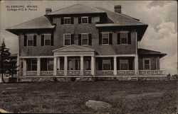 Cottage of C.S.. Peirce Islesboro, ME Postcard 