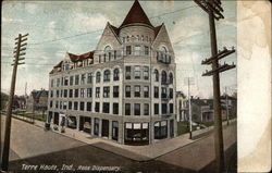 Rose Dispensary Terre Haute, IN Postcard Postcard