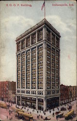 I.O.O.F. Building Indianapolis, IN Postcard Postcard