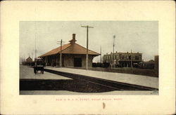 New O. R. & N. Depot Walla Walla, WA Postcard Postcard