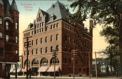 Masonic Temple Burlington, VT Postcard Postcard