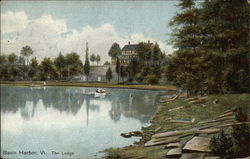 The Lodge Basin Harbor, VT Postcard Postcard