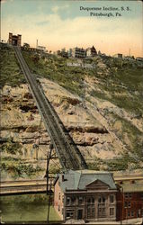 Duquesne Incline, S,S Postcard