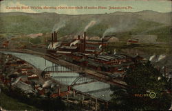 Cambria Steel Works Johnstown, PA Postcard Postcard