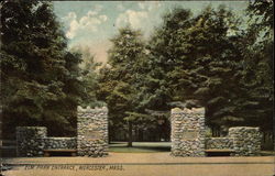 Elm Park Entrance Postcard