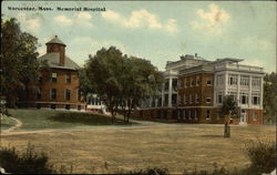 Memorial Hospital Postcard