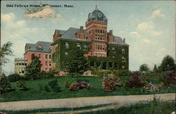 Odd Fellows Home Postcard
