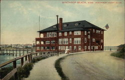 Winthrop Yacht Club Postcard